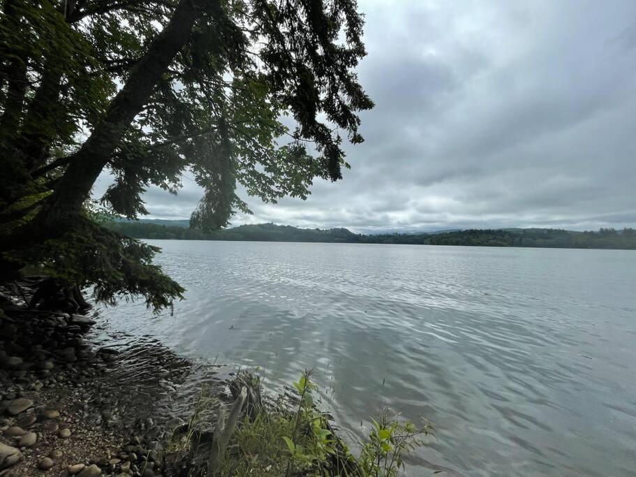 Romantic Cozy Cabin Walk To Lake Hot Tub Bikes Kayaks Grill Onalaska Luaran gambar